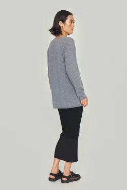 BITTE KAI RAND Bluser|Strik^Cloud cashmere bluse med slids