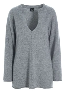 BITTE KAI RAND Bluser|Strik^Cloud cashmere bluse med slids