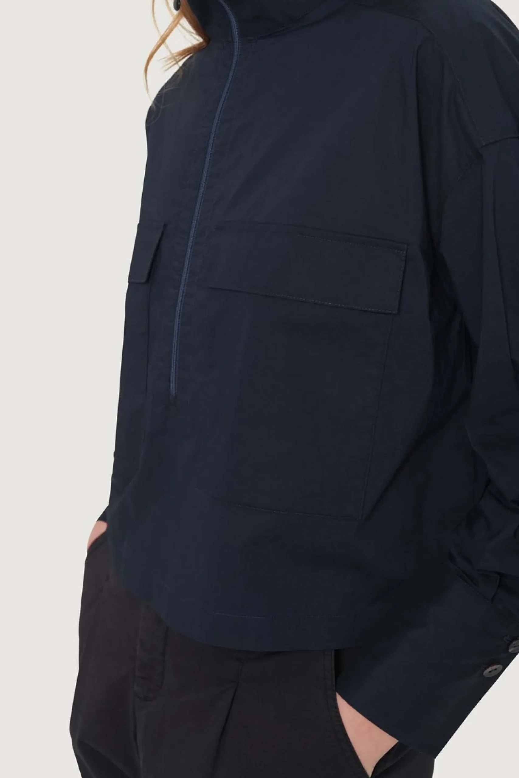 BITTE KAI RAND Skjorter^Core cotton skjorte med lynlås