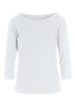 BITTE KAI RAND Bluser^Globe rib bluse med 3/4 ærme