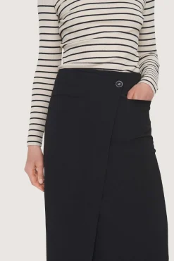BITTE KAI RAND Bluser^Globe stripe højhalset bluse