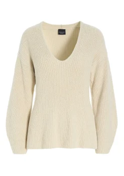 BITTE KAI RAND Bluser|Strik^Kareshi bluse med v-hals