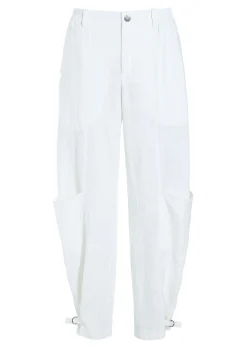 BITTE KAI RAND Bukser|Bukser^Lazy linen bukser med spænde