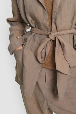 BITTE KAI RAND Jakker & Blazere^Lazy linen jakke med sten