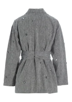 BITTE KAI RAND Jakker & Blazere^Lazy linen jakke med sten