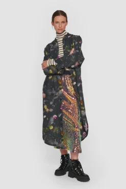 BITTE KAI RAND Nederdele^Oiled sequin nederdel
