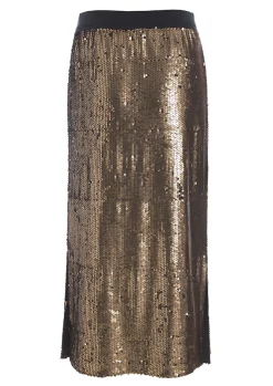 BITTE KAI RAND Nederdele^Oiled sequin nederdel