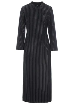 BITTE KAI RAND Kjoler^Pinstripe jersey lang kjole