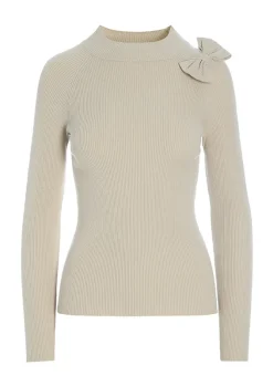BITTE KAI RAND Bluser|Strik^Saku knit bluse med sløjfe