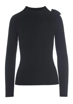 BITTE KAI RAND Bluser|Strik^Saku knit bluse med sløjfe