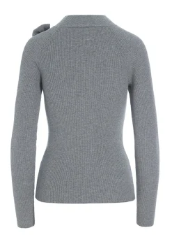 BITTE KAI RAND Bluser|Strik^Saku knit bluse med sløjfe