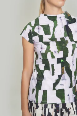 BITTE KAI RAND T-shirts & Toppe|Bluser^Yakumi kortærmet bluse
